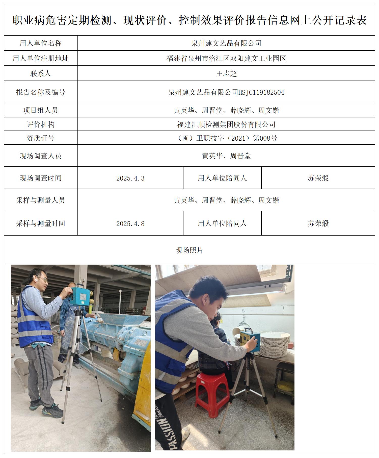 HSJC119182504泉州建文艺品有限公司报送卡_职业病危害定期检测、现状评价、控制效果评价报告网上公开信息表.jpg