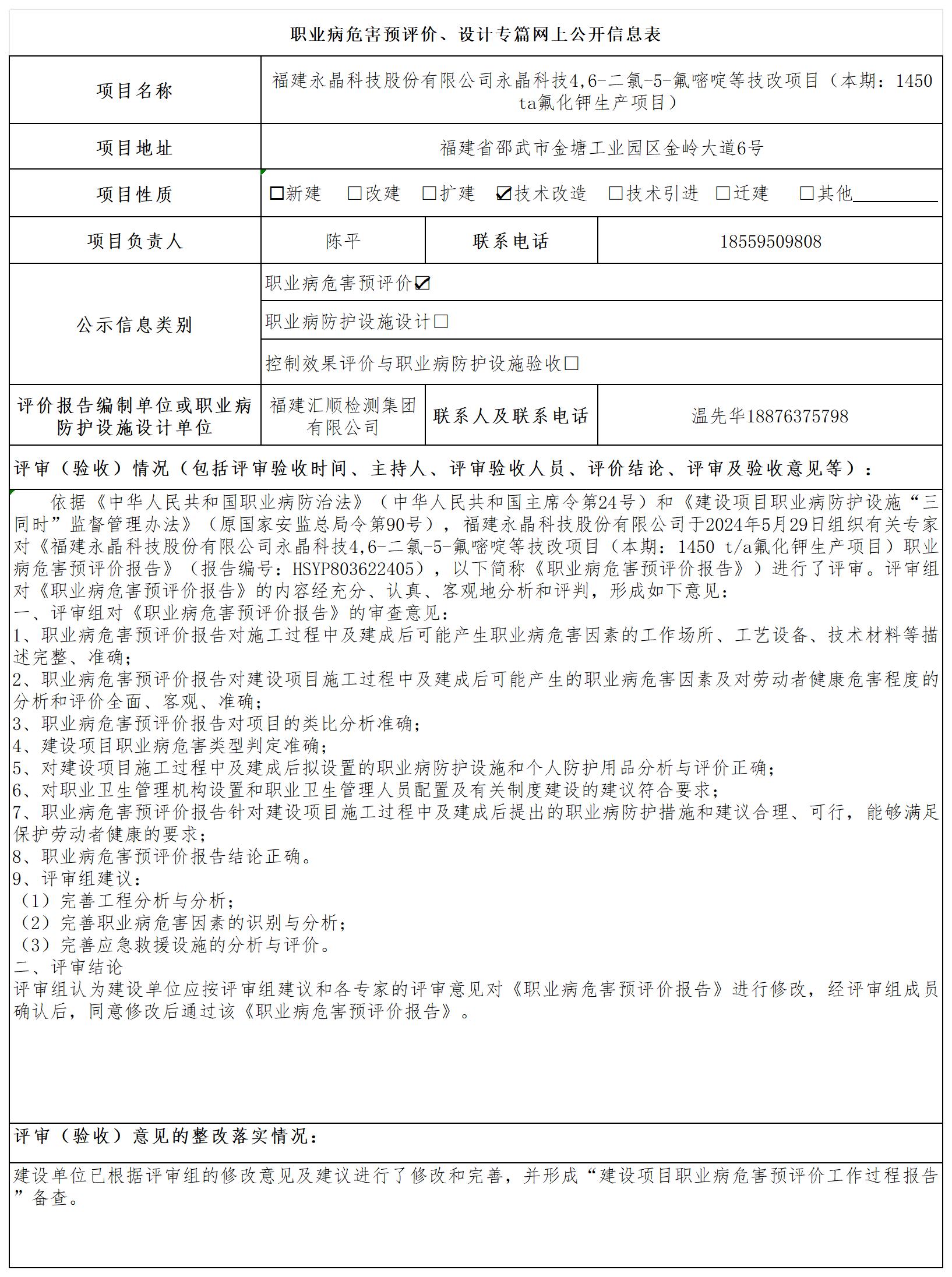 HSYP803622405 福建永晶科技股份有限公司（氟化钾）报送卡 温先华_预评、设计 公示.jpg