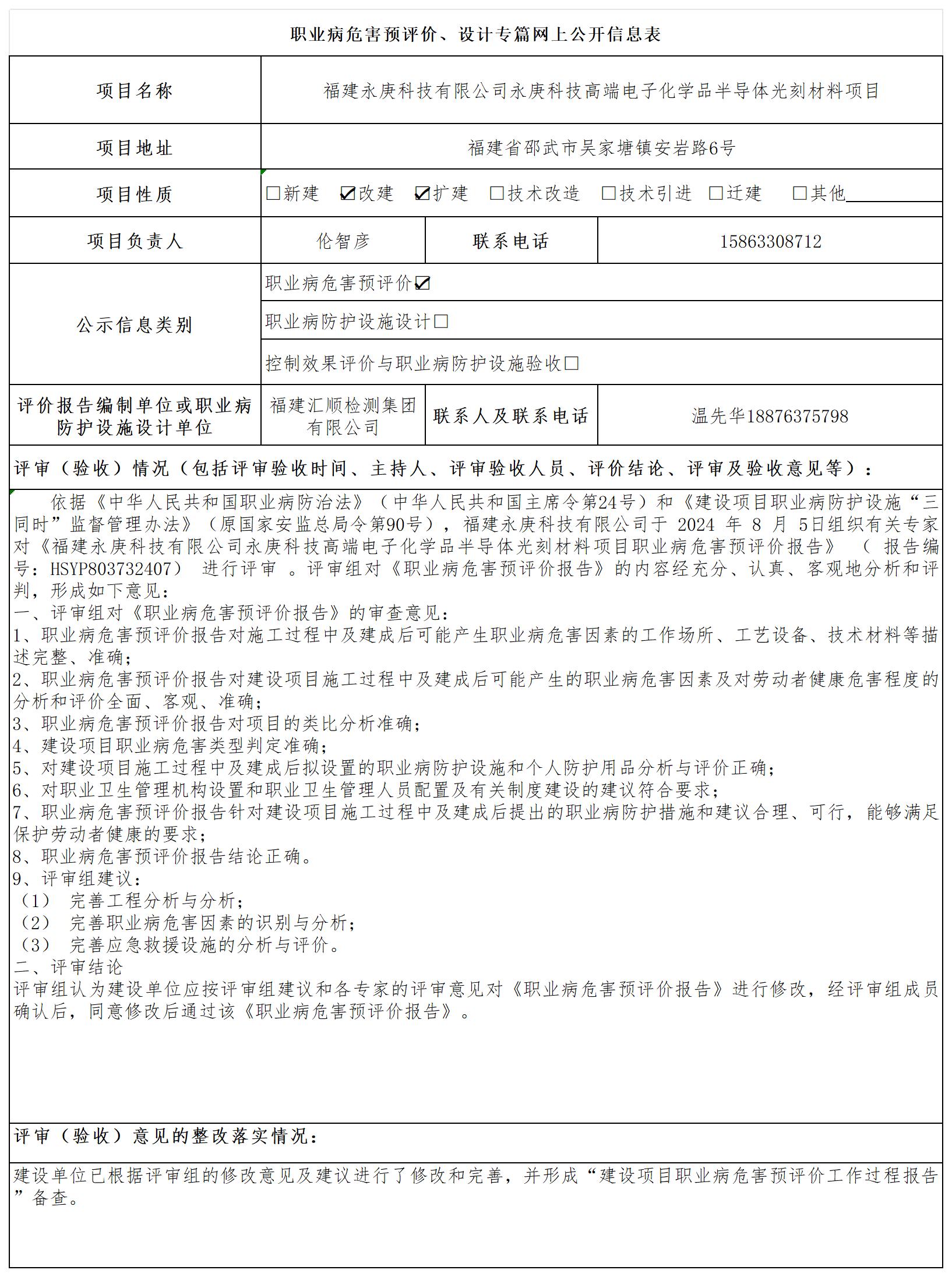 HSYP803732407 福建永庚科技有限公司永庚科技高端电子化学品半导体光刻材料项目 报送卡 温先华_预评、设计 公示.jpg