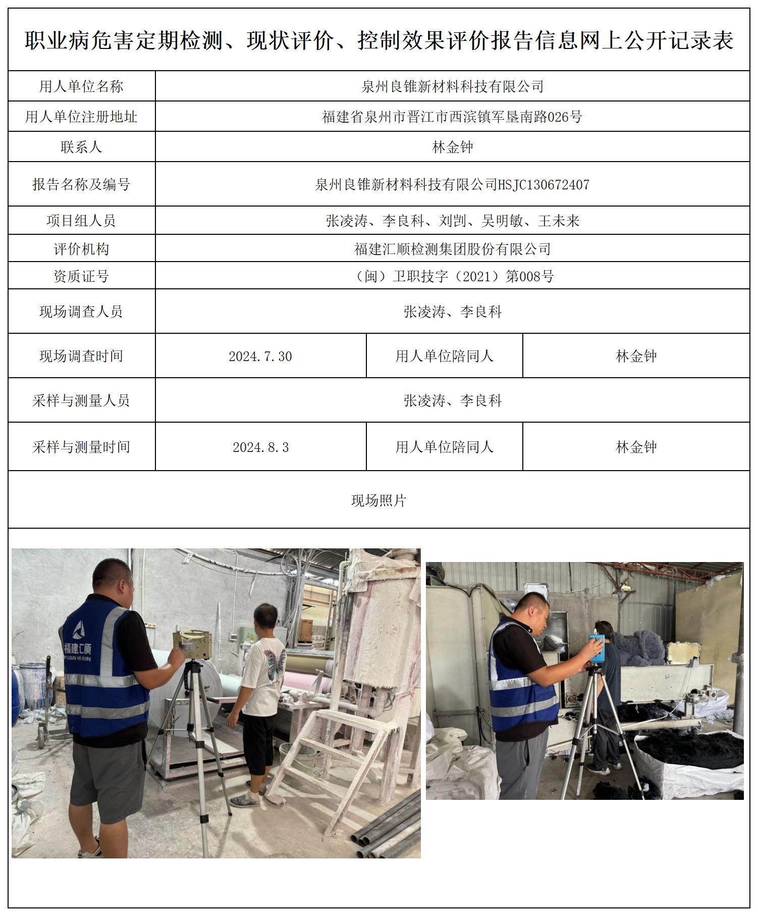 HSJC130672407泉州良锥新材料科技有限公司职业卫生技术服务报送卡及各类检测评价公示页20250417_职业病危害定期检测、现状评价、控制效果评价报告网上公开信息表.jpg