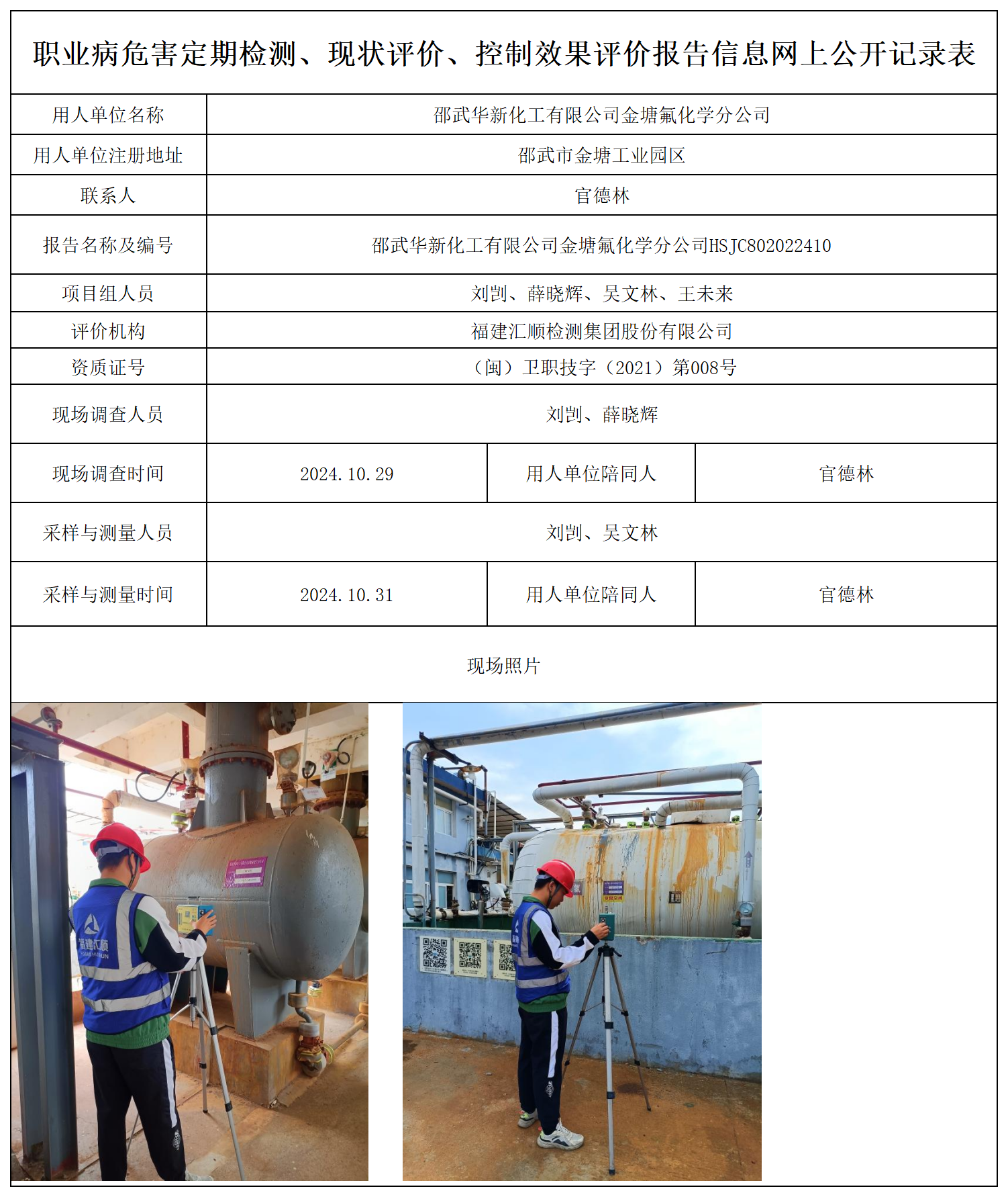 华新化工-职业卫生技术服务报送卡及各类检测评价公示页_职业病危害定期检测、现状评价、控制效果评价报告网上公开信息表.png