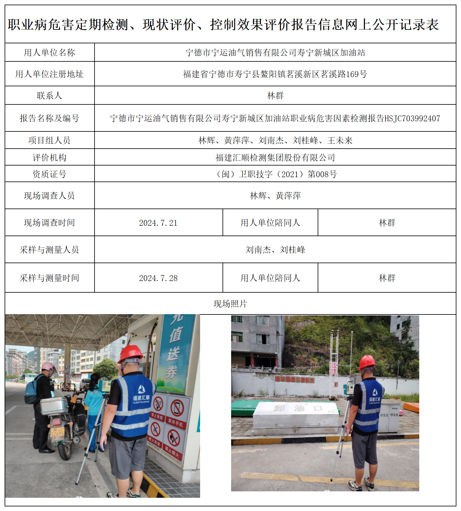 HSJC703992407宁德市宁运油气销售有限公司寿宁新城区加油站职业卫生技术服务报送卡及各类检测评价公示页-王安钦_职业病危害定期检测、现状评价、控制效果评价报告网上公开信息表.png