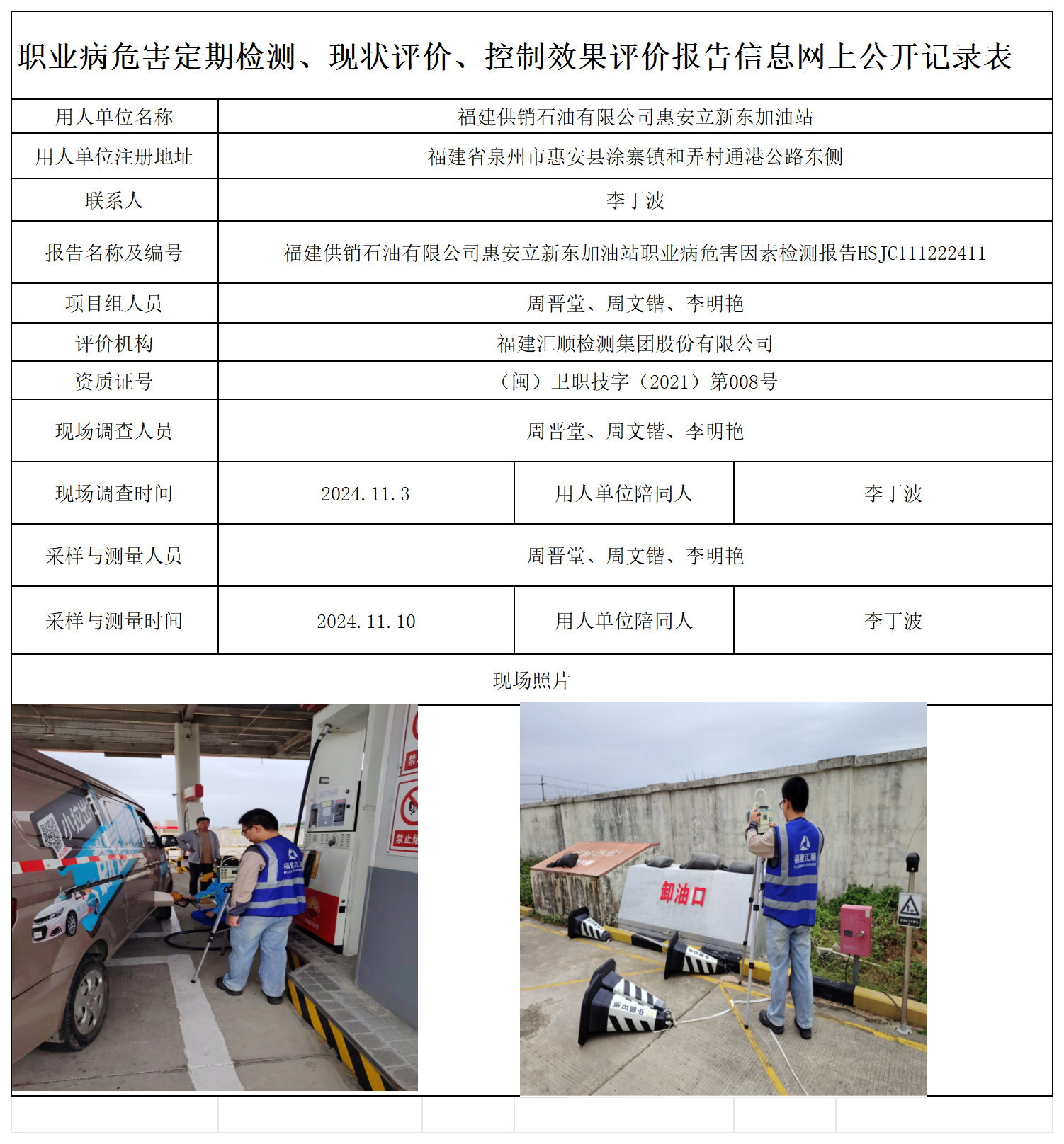 HSJC111222411福建供销石油有限公司惠安立新东加油站职业卫生技术服务报送卡及各类检测评价公示页-王安钦_职业病危害定期检测、现状评价、控制效果评价报告网上公开信息表.png