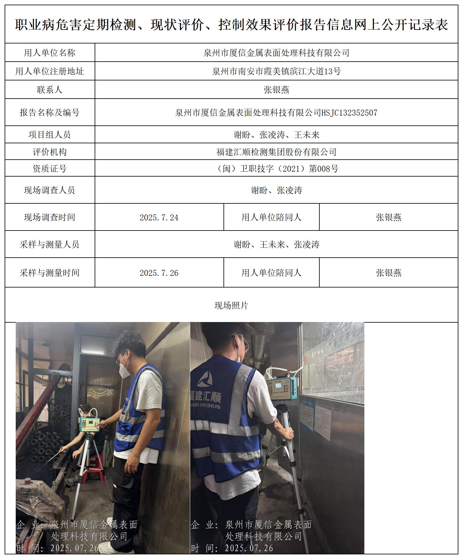 HSJC132352507泉州市厦信金属表面处理科技有限公司报送卡_职业病危害定期检测、现状评价、控制效果评价报告网上公开信息表.jpg