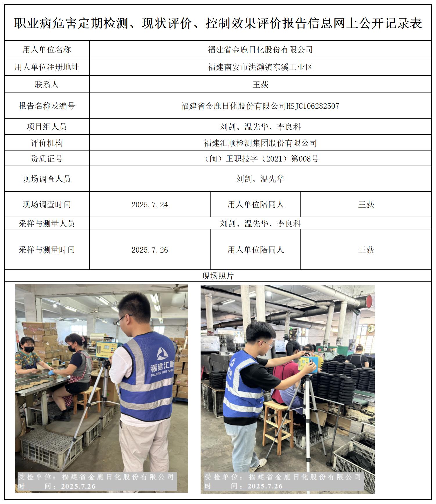 HSJC106282507 福建省金鹿日化股份有限公司报送卡_定期检测、现状评价、控评网上公开信息表.jpg