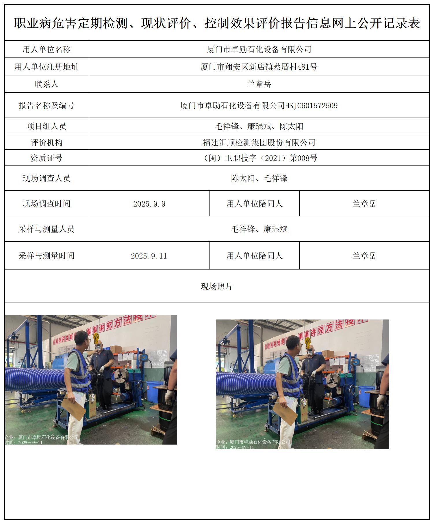 HSJC601572509厦门市卓励石化设备有限公司---职业卫生技术服务报送卡_职业病危害定期检测、现状评价、控制效果评价报告网上公开信息表.jpg